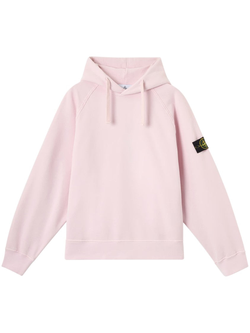 Stone Island Deep Anthracite Knit Sweater With Classic Crew Neckline