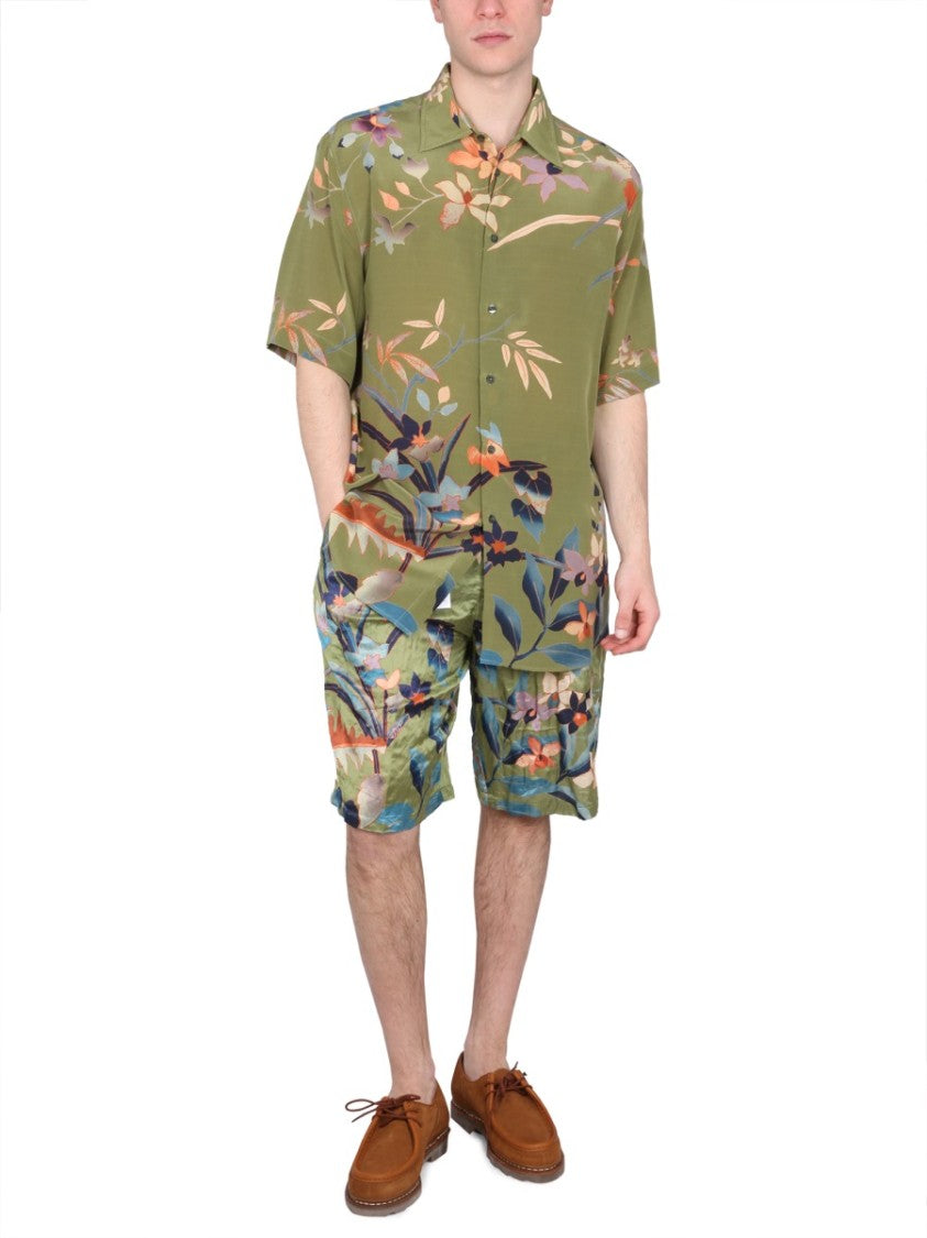 Etro Vibrant Floral Print Shirt