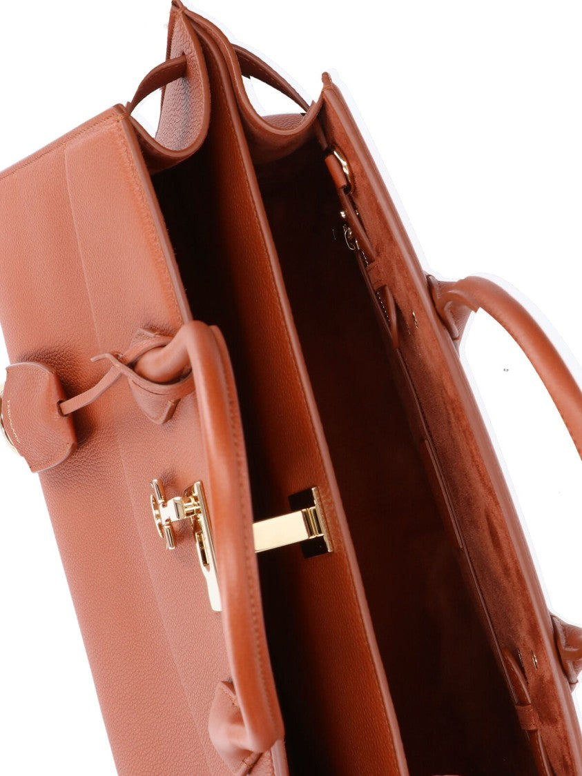 Ferragamo Studio Soft Large Bag – Brown