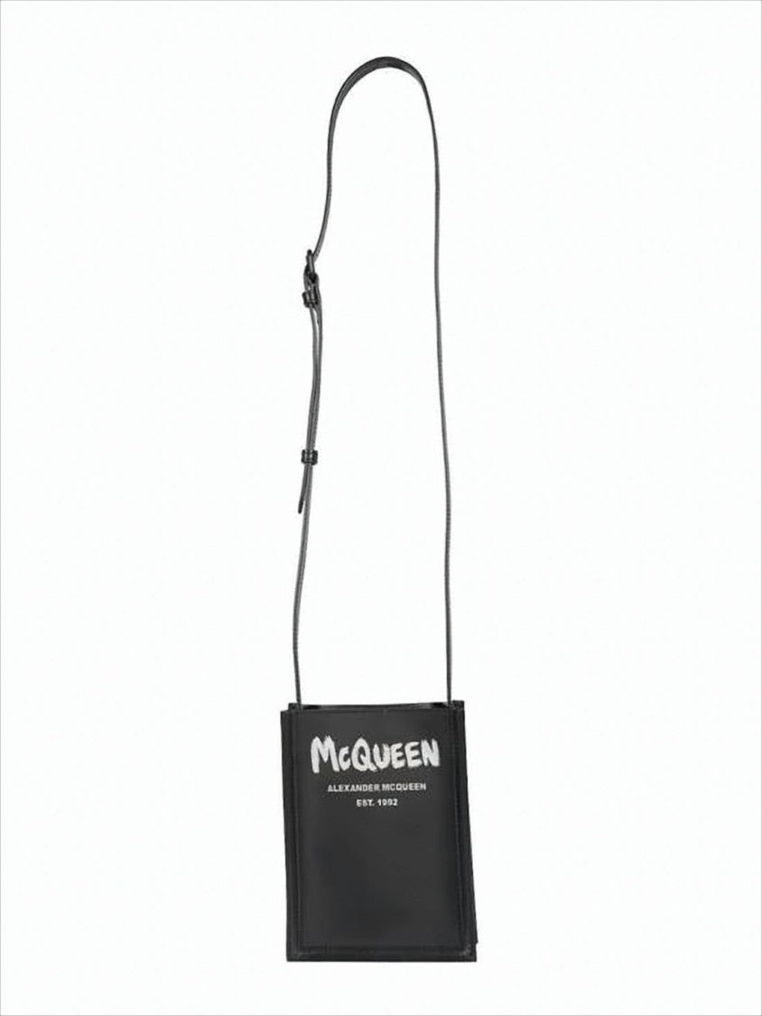 Alexander Mcqueen Rectangular Crossbody Bag With Bold Print