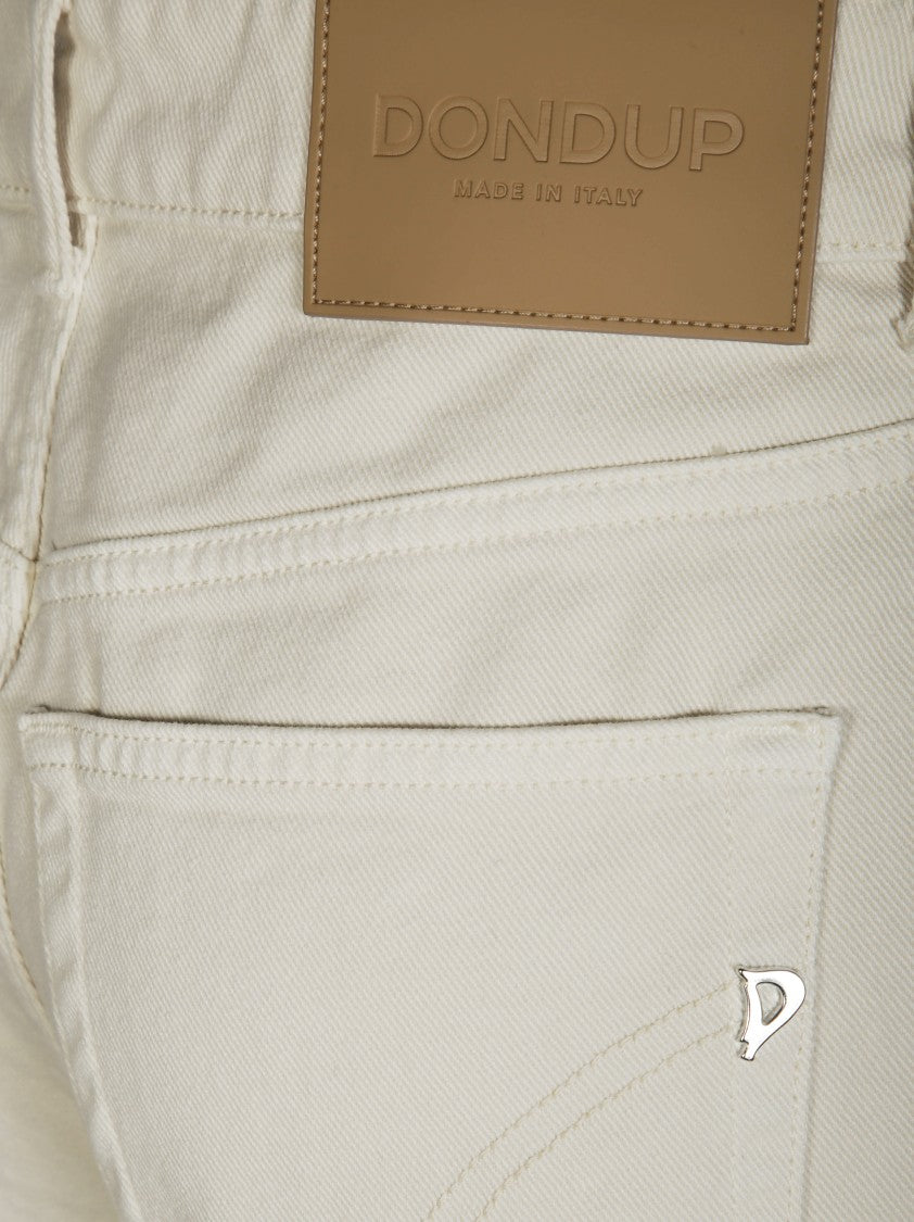 Dondup Relaxed Fit Straight Leg Dondup Pants With Modern Hem