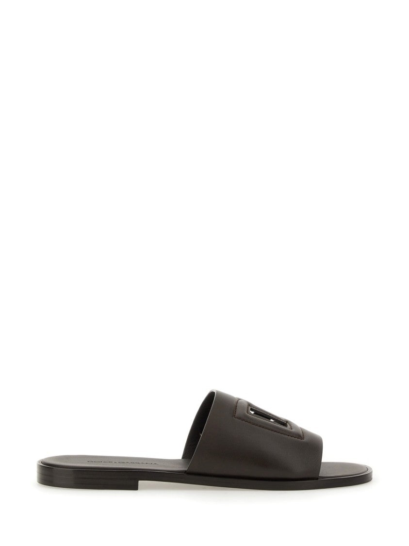 Dolce & Gabbana Sandal With Logo