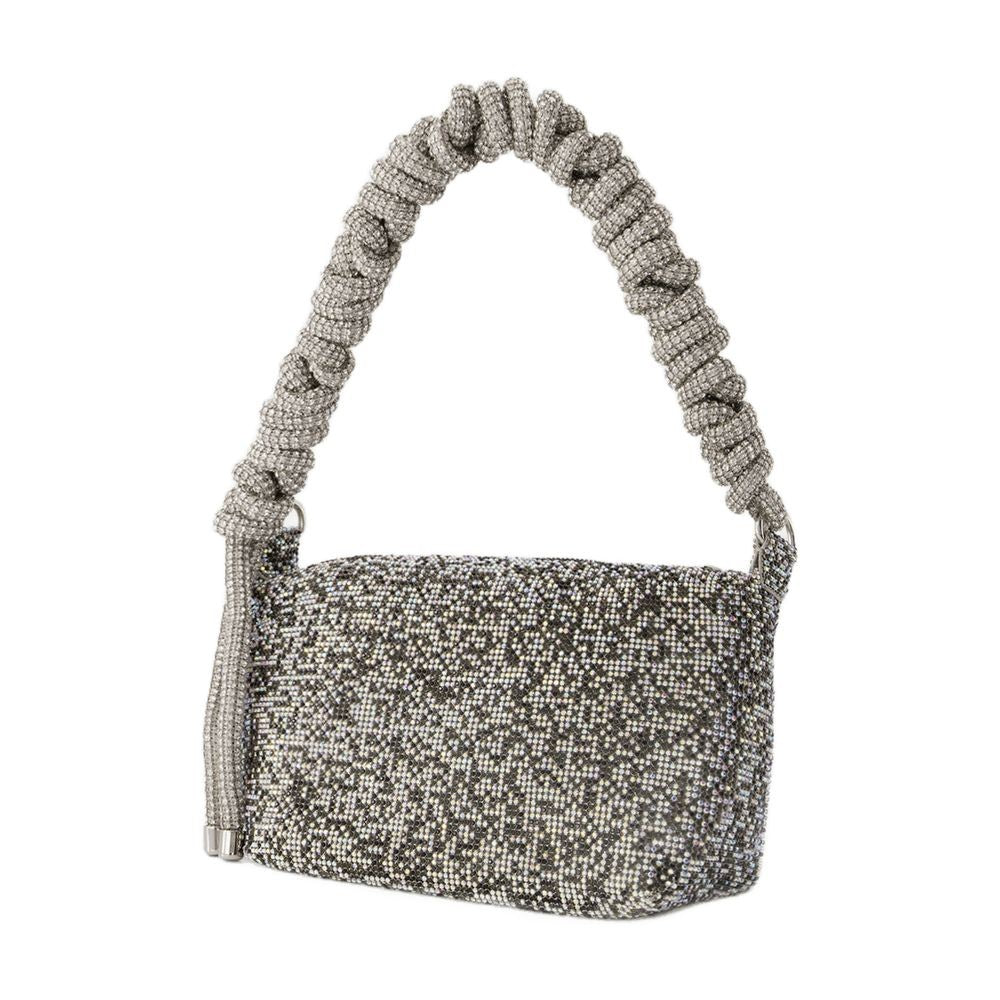Kara Crystal Mesh Bag - Polyester - Black Pixel