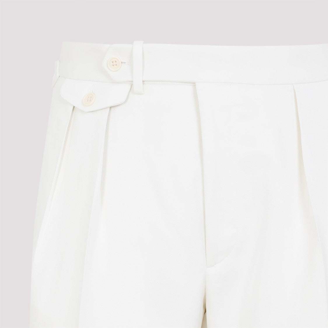 Ralph Lauren X Purple Label Cream White Silk Pants