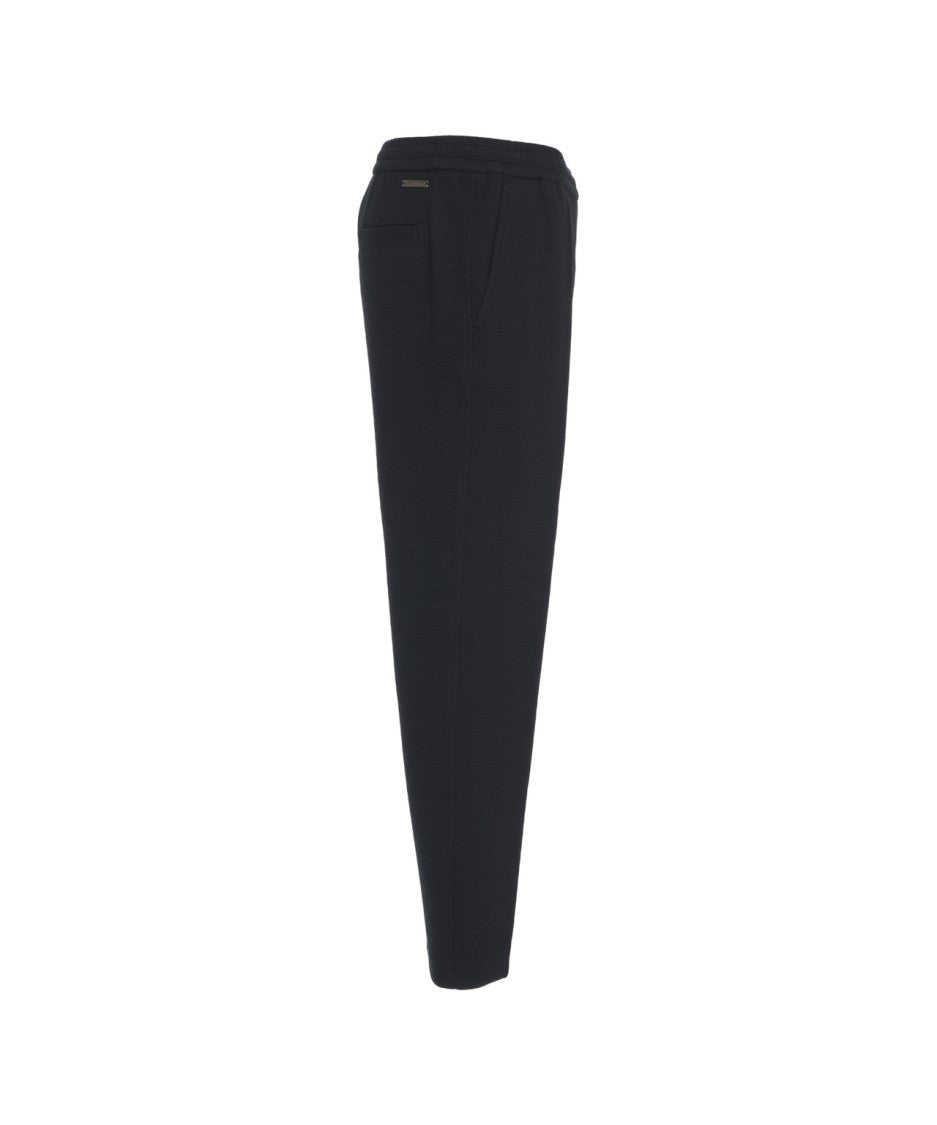 Paolo Pecora Relaxed Fit Chinos With Elegant Stitched Creases