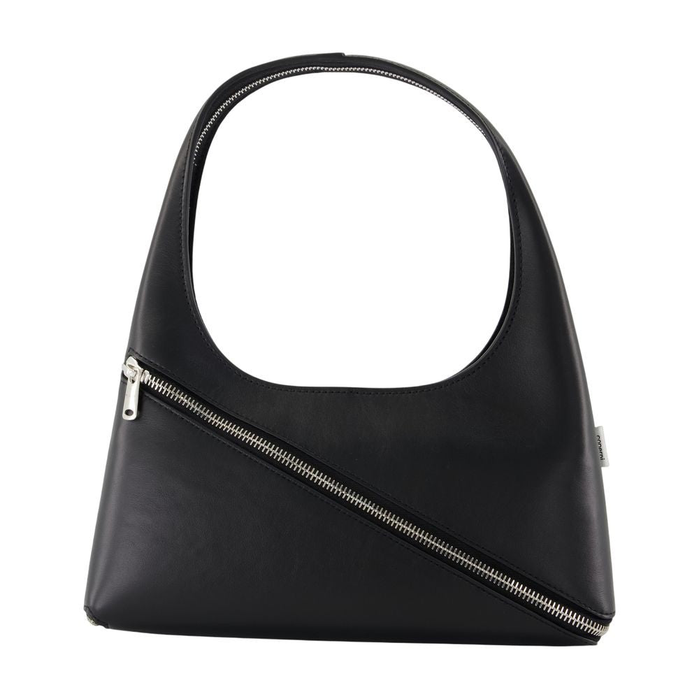 Coperni Zip Handbag - Leather - Black