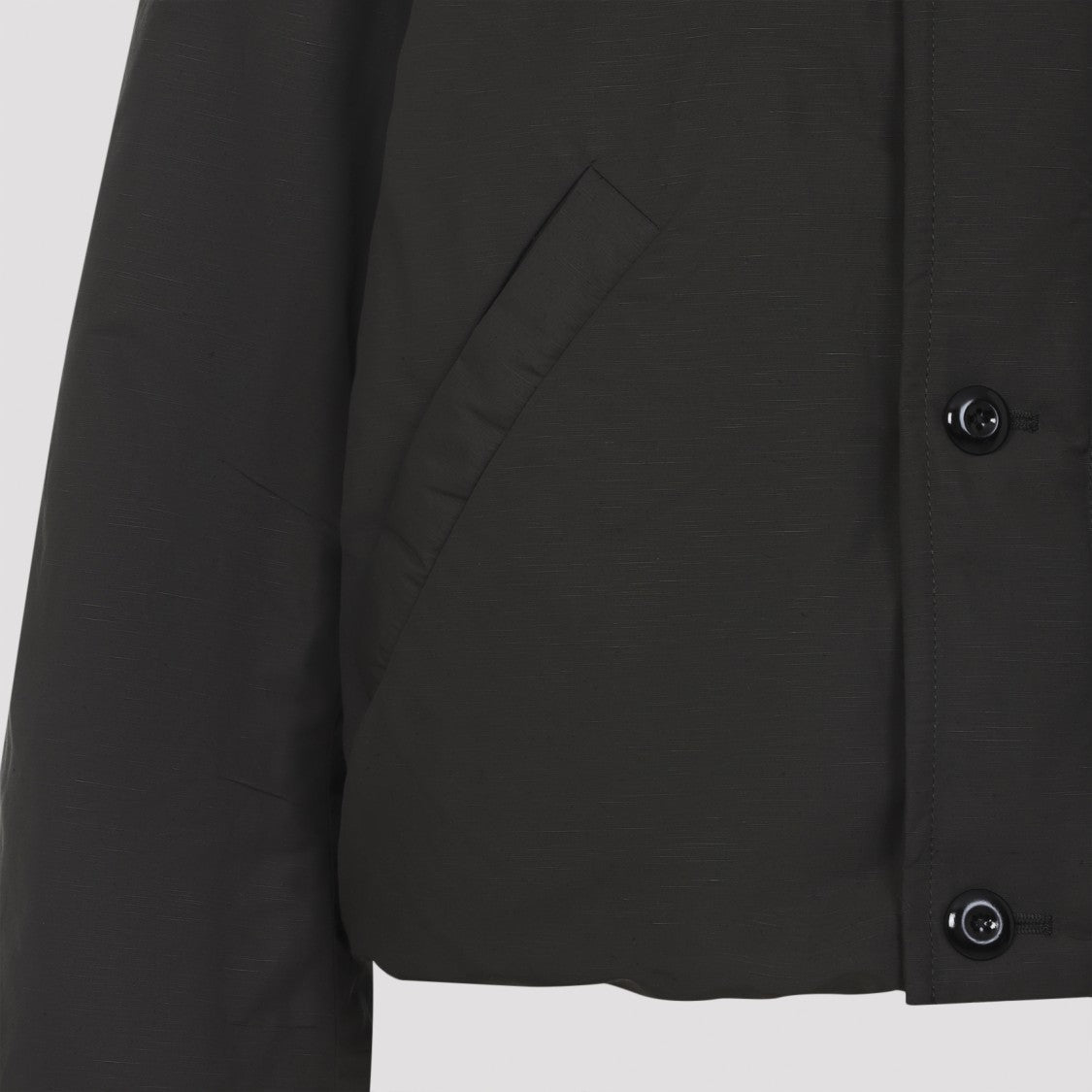 Lemaire Padded Short Jacket With Rounded Collar