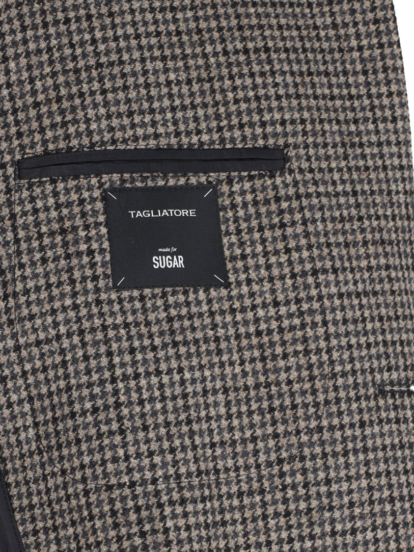 Tagliatore Single-Breasted Wool-Cashmere Blazer – Multicolor