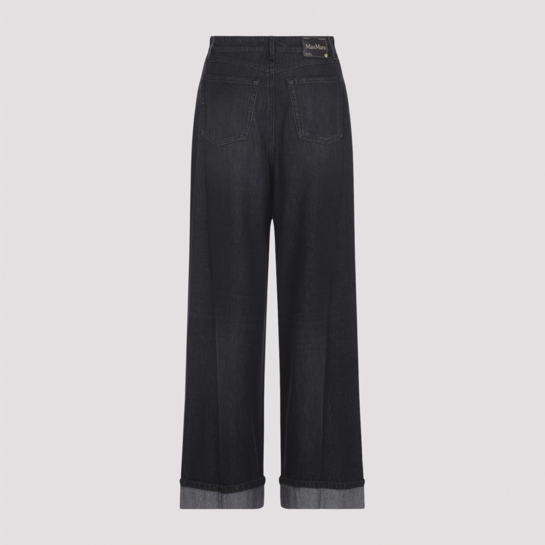 Max Mara Lusso Black Cotton Jeans