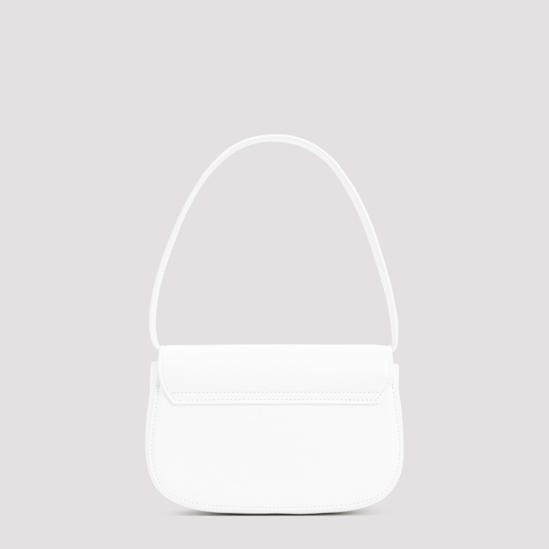 Diesel White Leather Handbag
