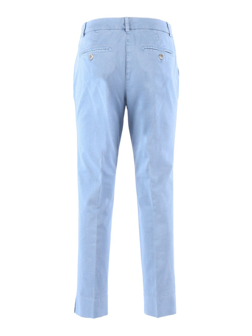 Peserico Straight Leg Trousers With Tailored Fit
