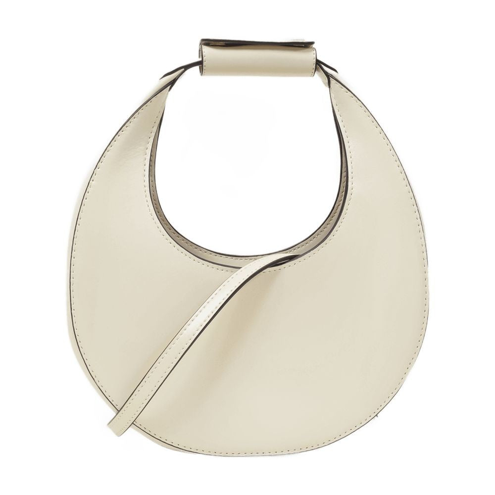 Staud Mini Moon Crossbody - Cream - Leather