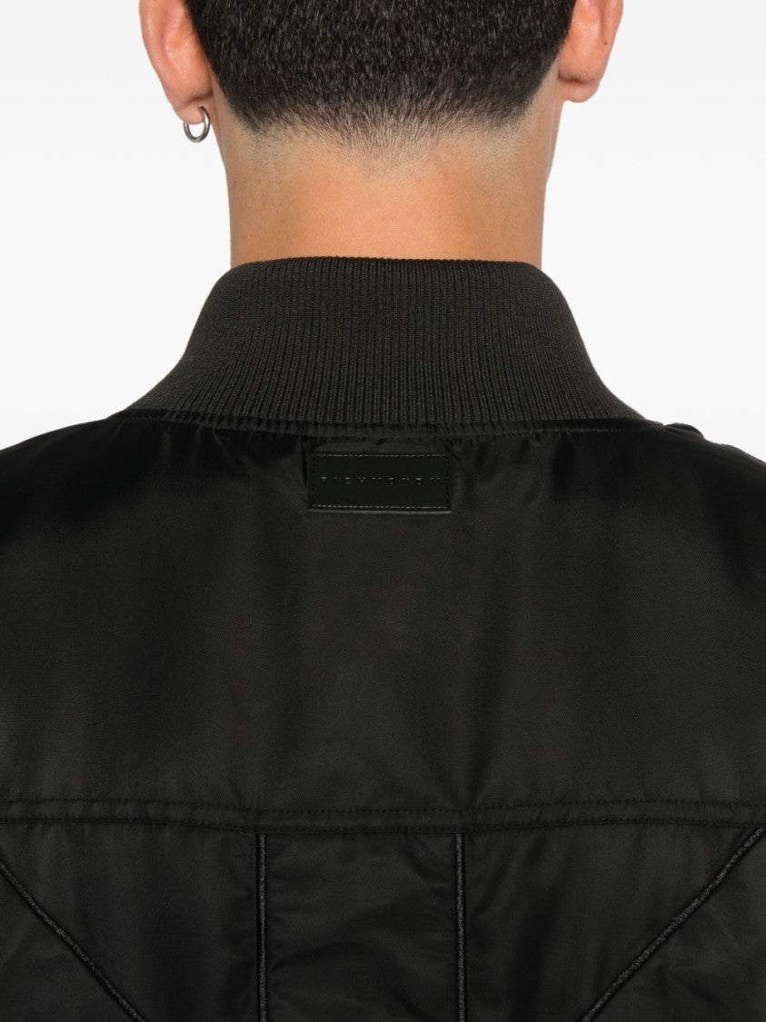 John Richmond Bomber Jacket With Ruched Detailing