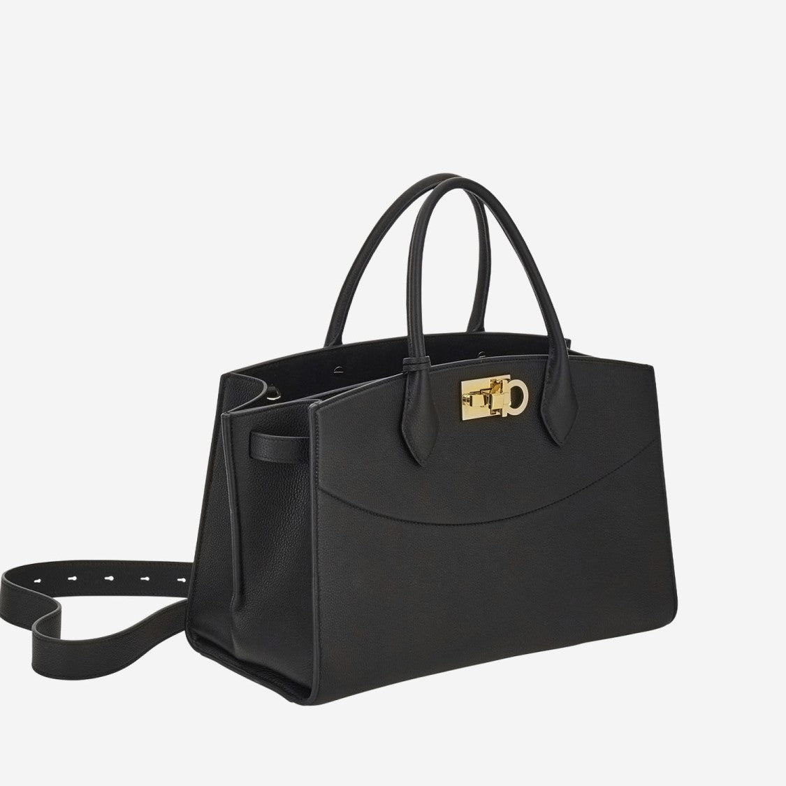 Salvatore Ferragamo Grained Leather Handbag
