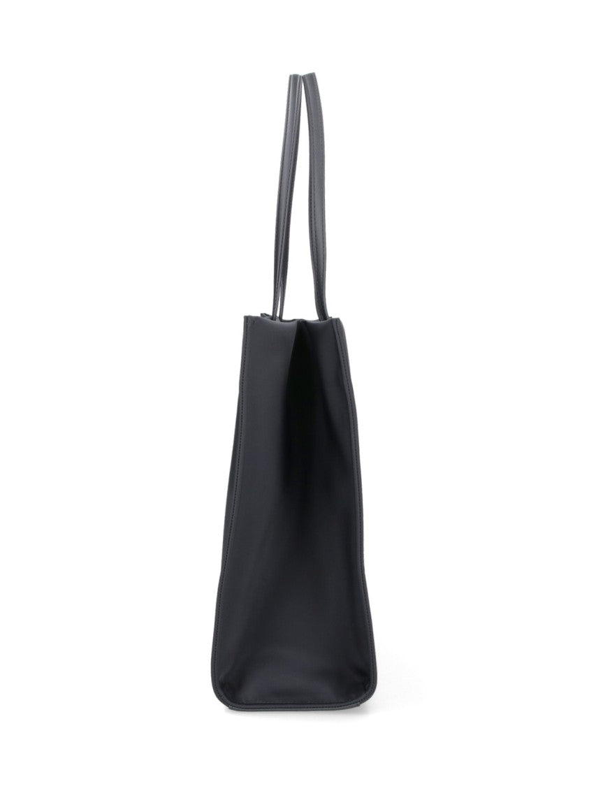 Tory Burch "Ella" Large Tote Bag Black