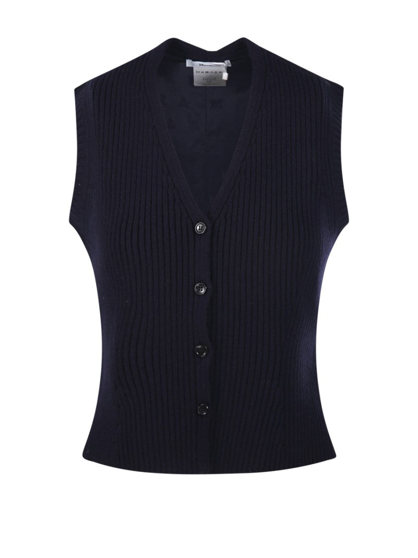 Max Mara Madre Knitted Waist Coat