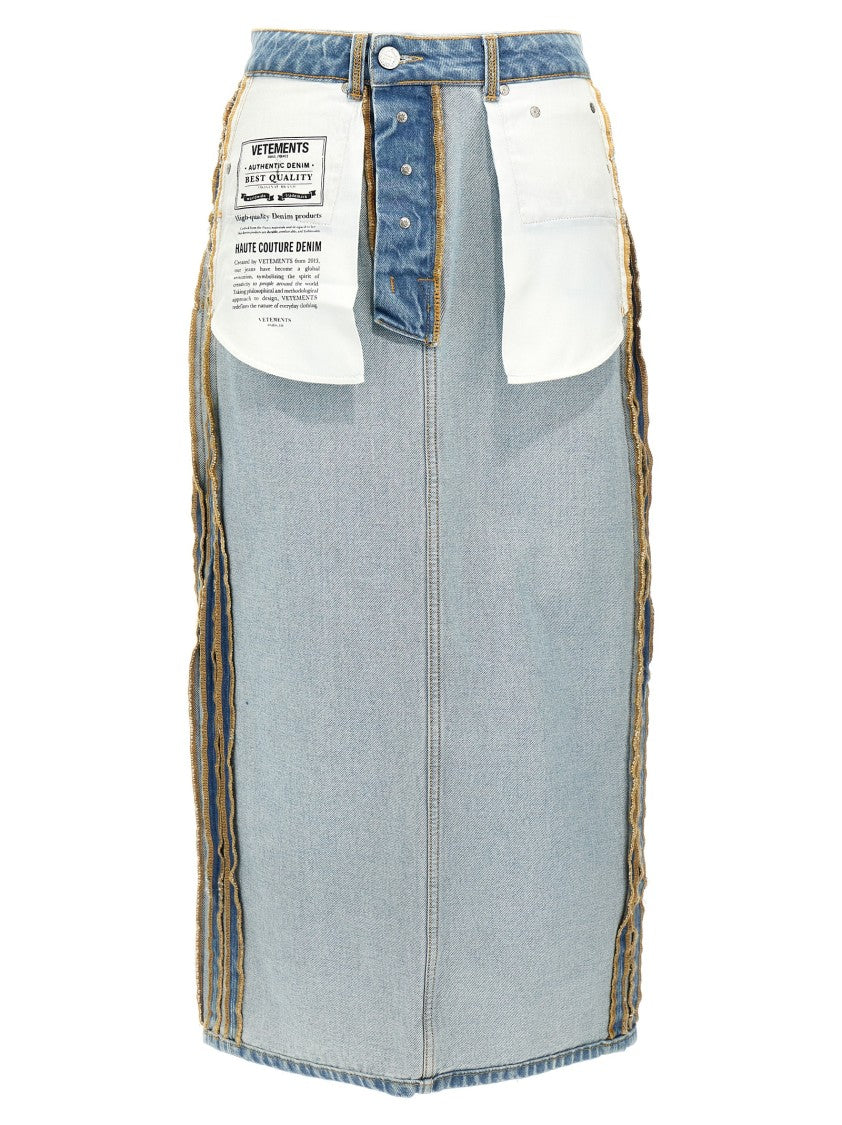 Vetements Inside-Out' Skirt
