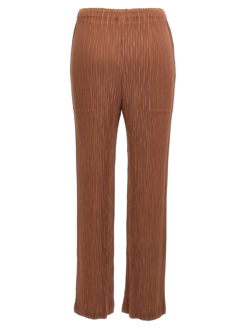 Issey Miyake Hatching Pleats' Pants