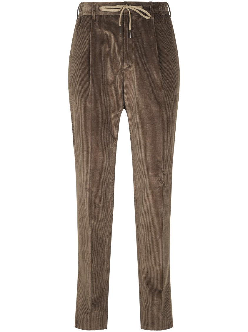 Tagliatore Classic Straight-Leg Trousers With Smooth Finish
