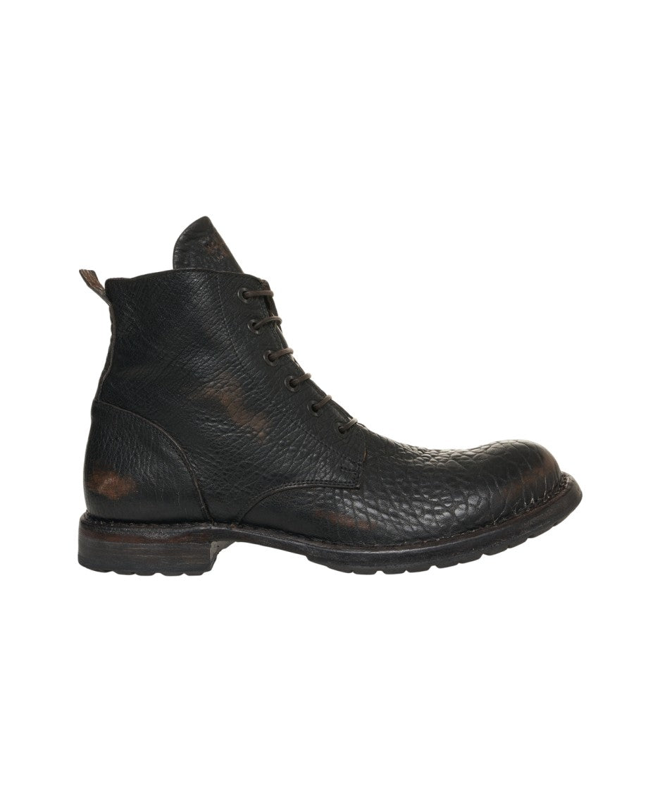 Moma Hammered Leather Boots