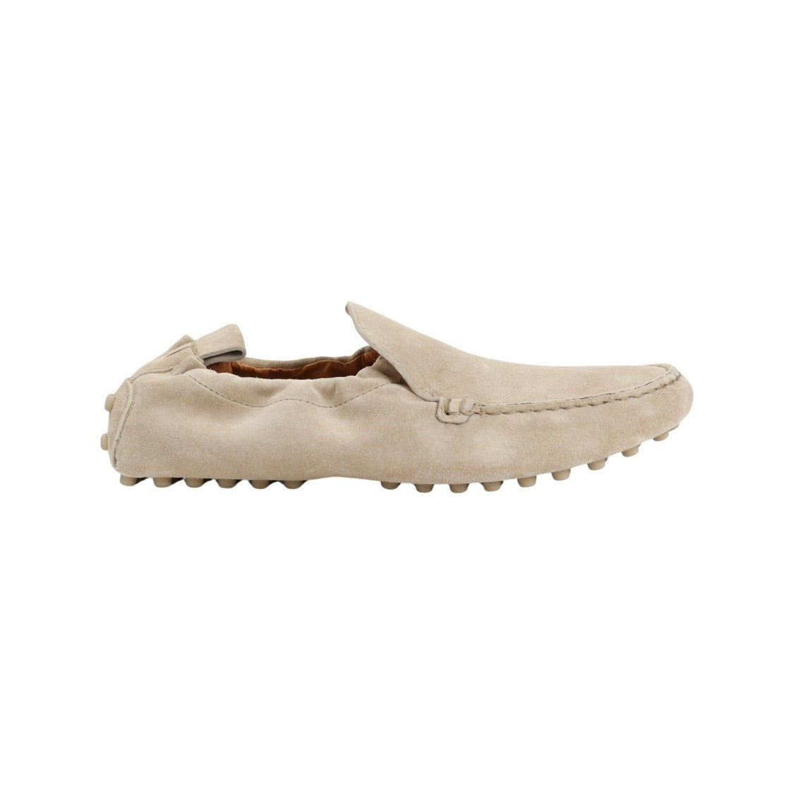 Tod's Neutral Suede Loafers