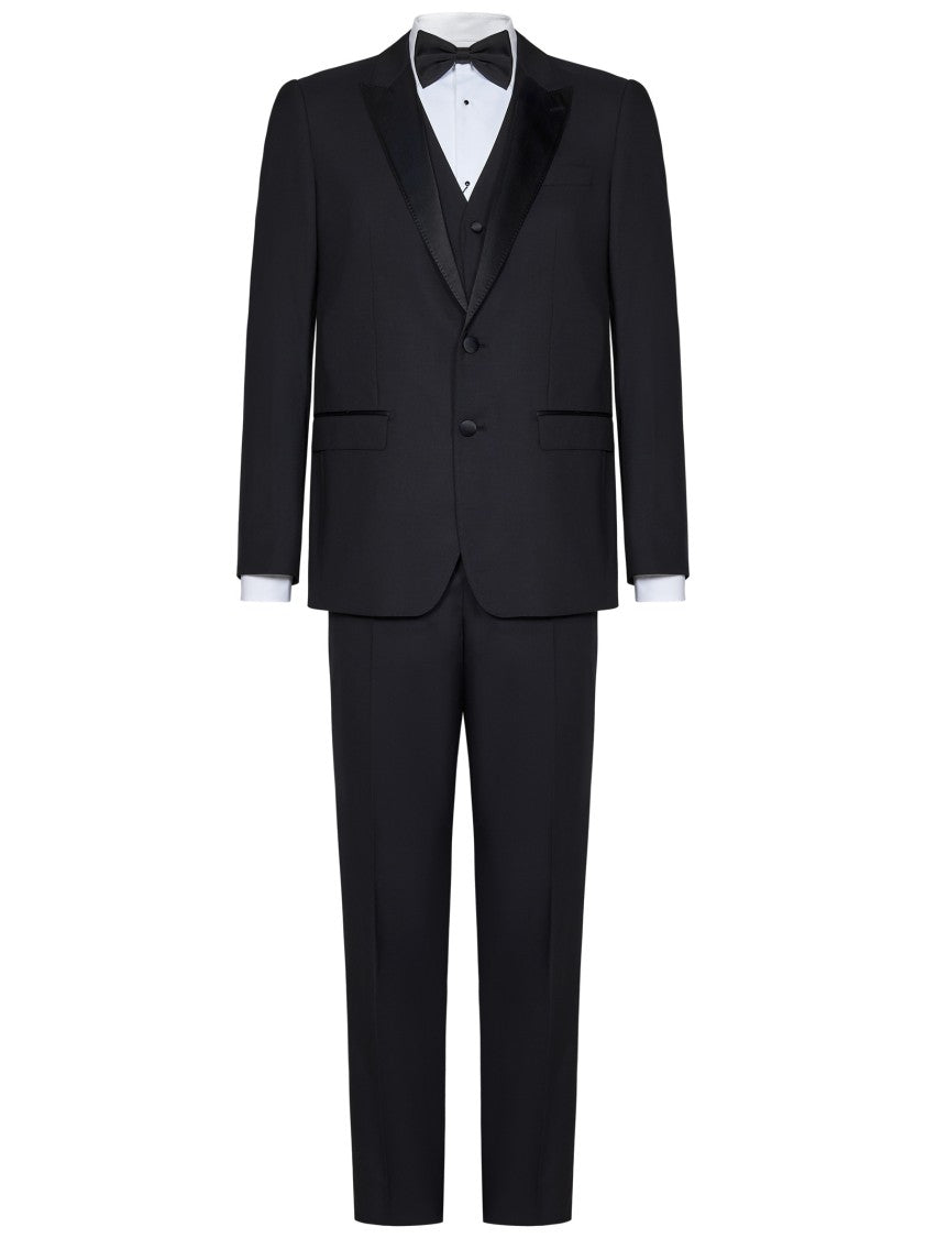 Dolce & Gabbana White Tuxedo Shirt