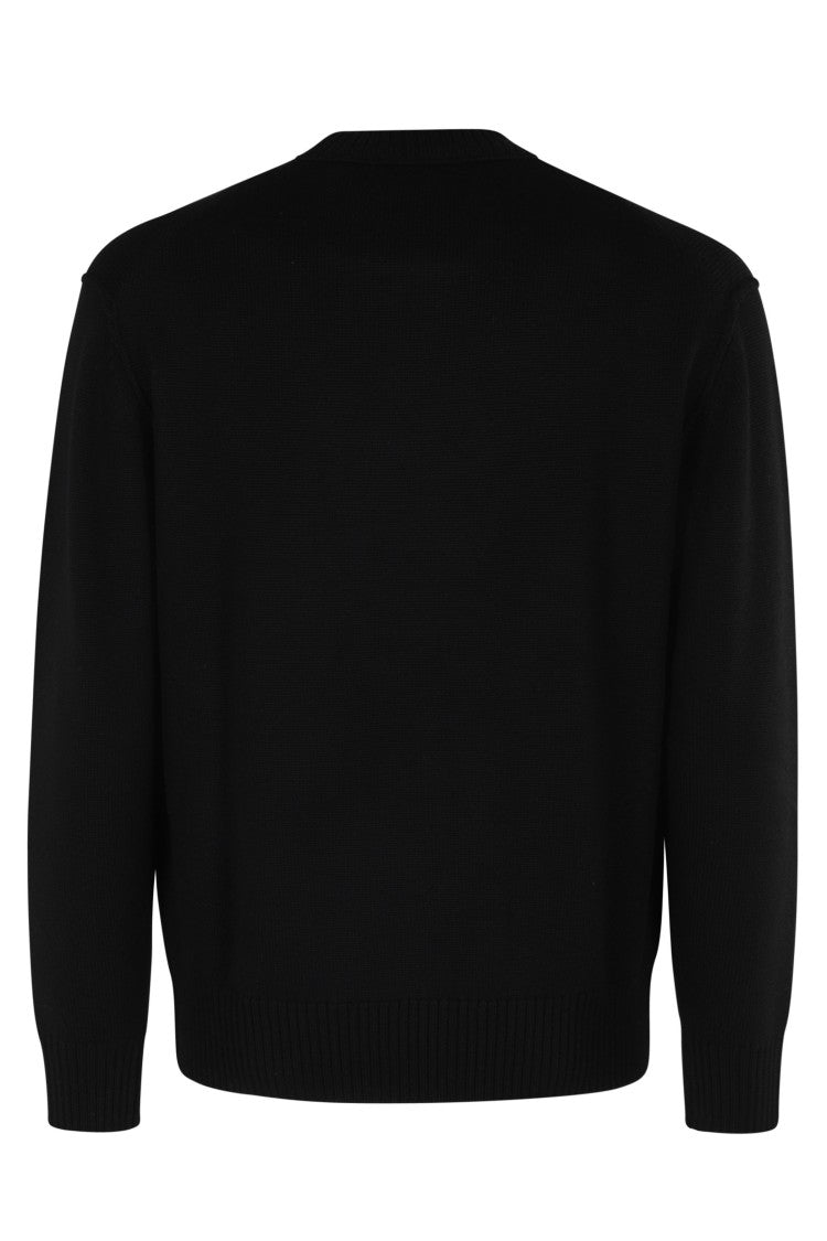 Paolo Pecora Crew Neck Knit Sweater