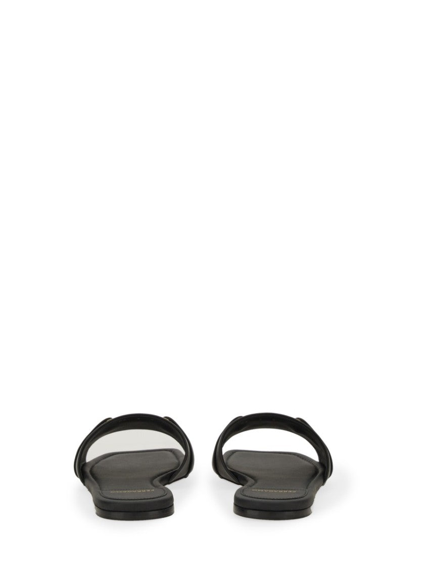 Ferragamo Calfskin Slide Sandal