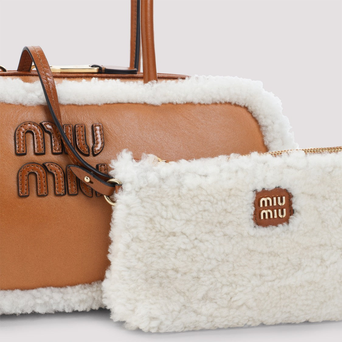 Miu Miu Shoulder Bag In Luxe Calf Leather