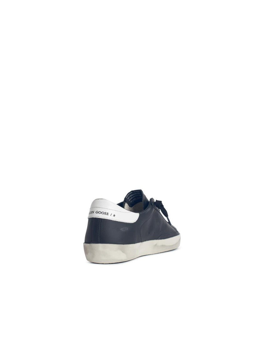 Golden Goose 'Super-Star Classic' Black Leather Sneakers