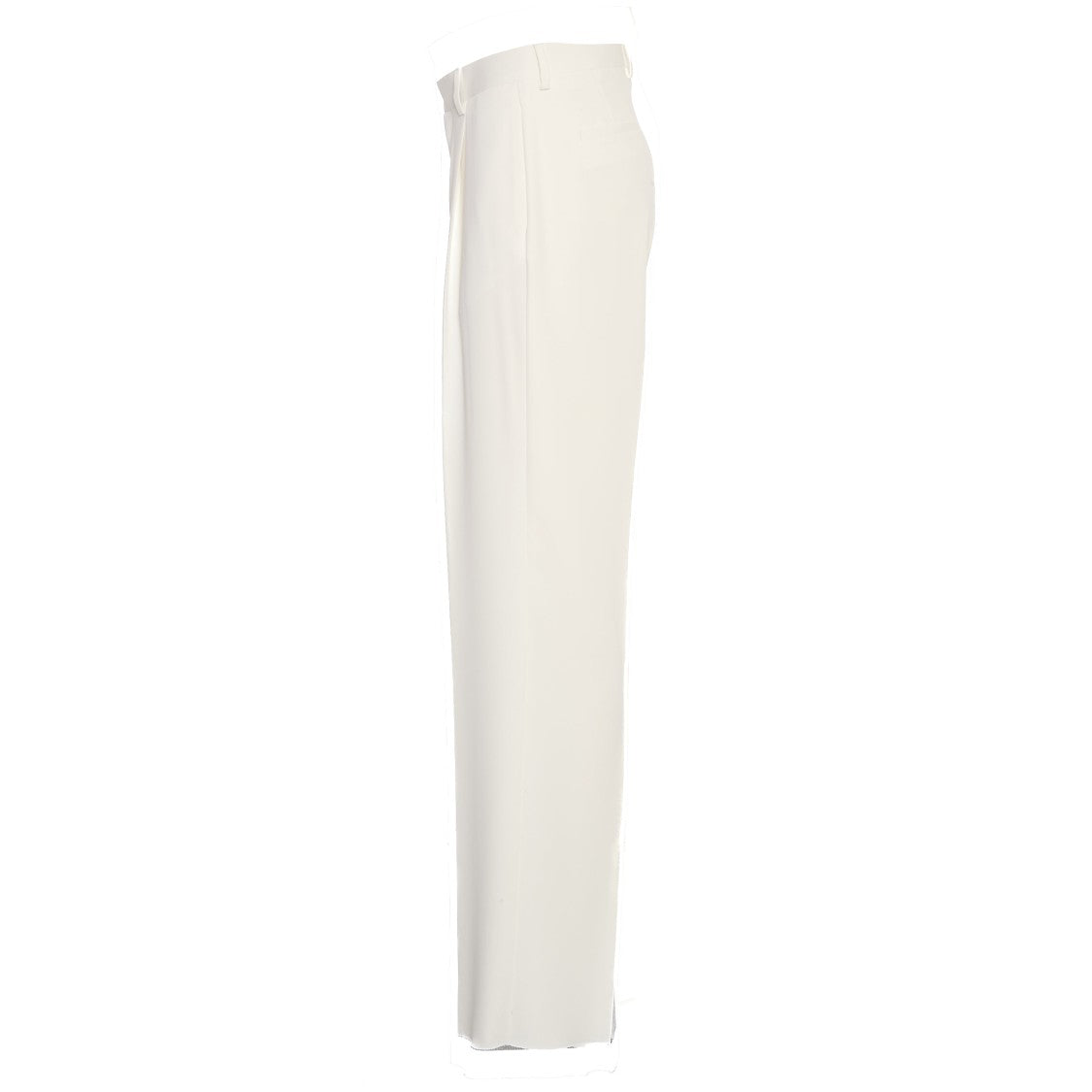 Saulina Milano Tailored Straight-Leg Trousers With Smooth Finish