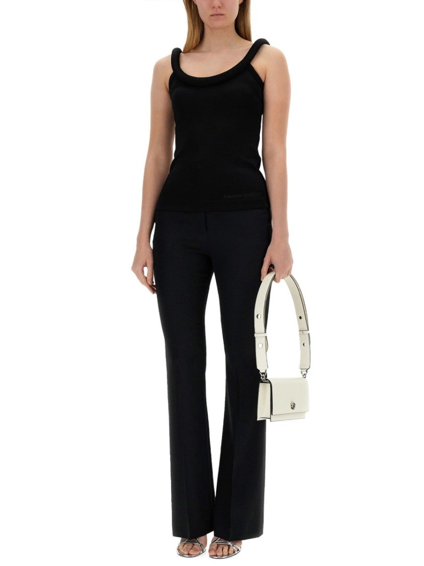 Alexander Mcqueen Tops With Logo
