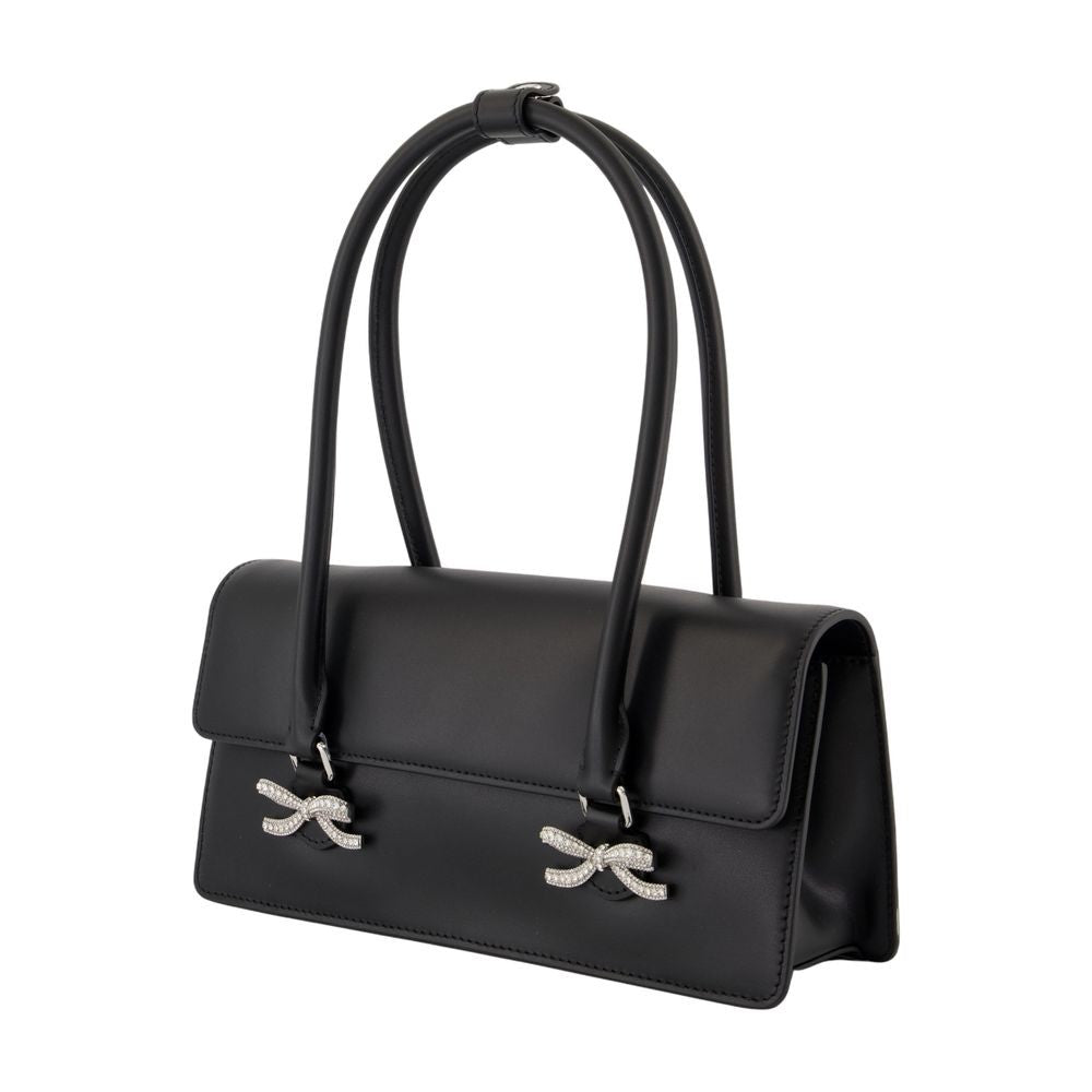 Self-Portrait Soft Shoulder Bag - Leather - Black