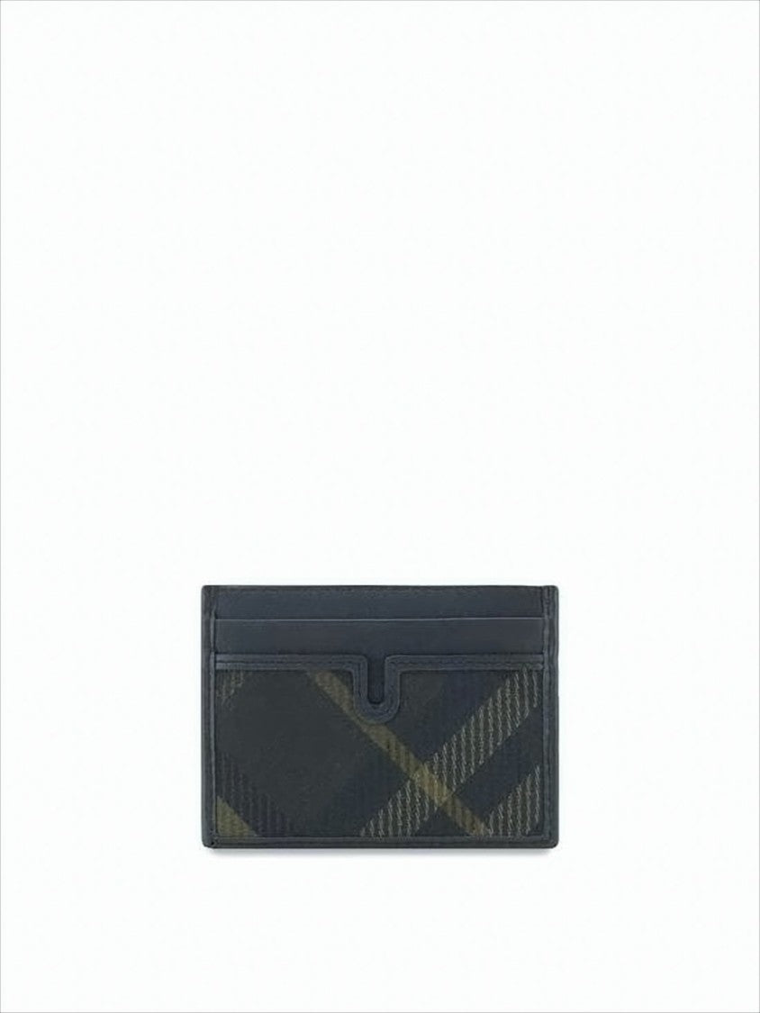 Burberry Slim Cardholder Wallet With Classic Check Pattern