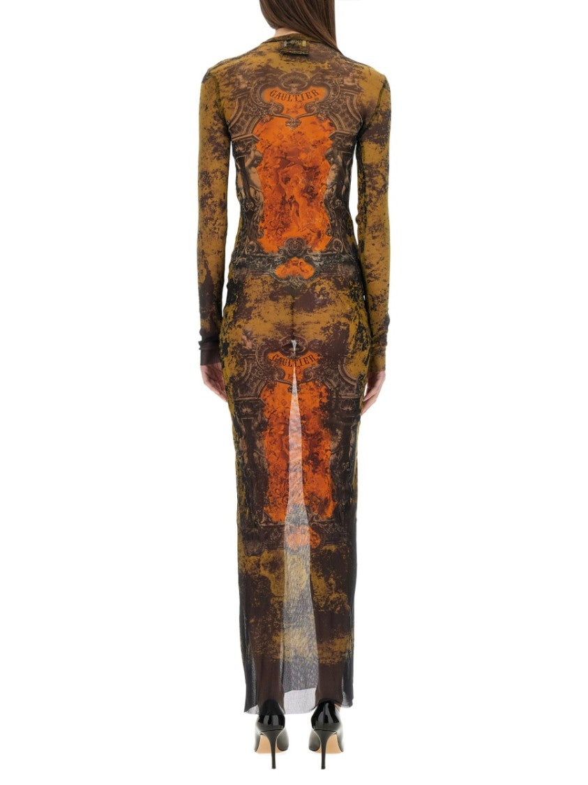 Jean Paul Gaultier "Médaillon" Long Dress