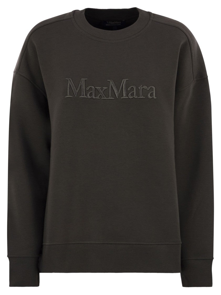 Max Mara Monza - Cotton Sweatshirt With Logo