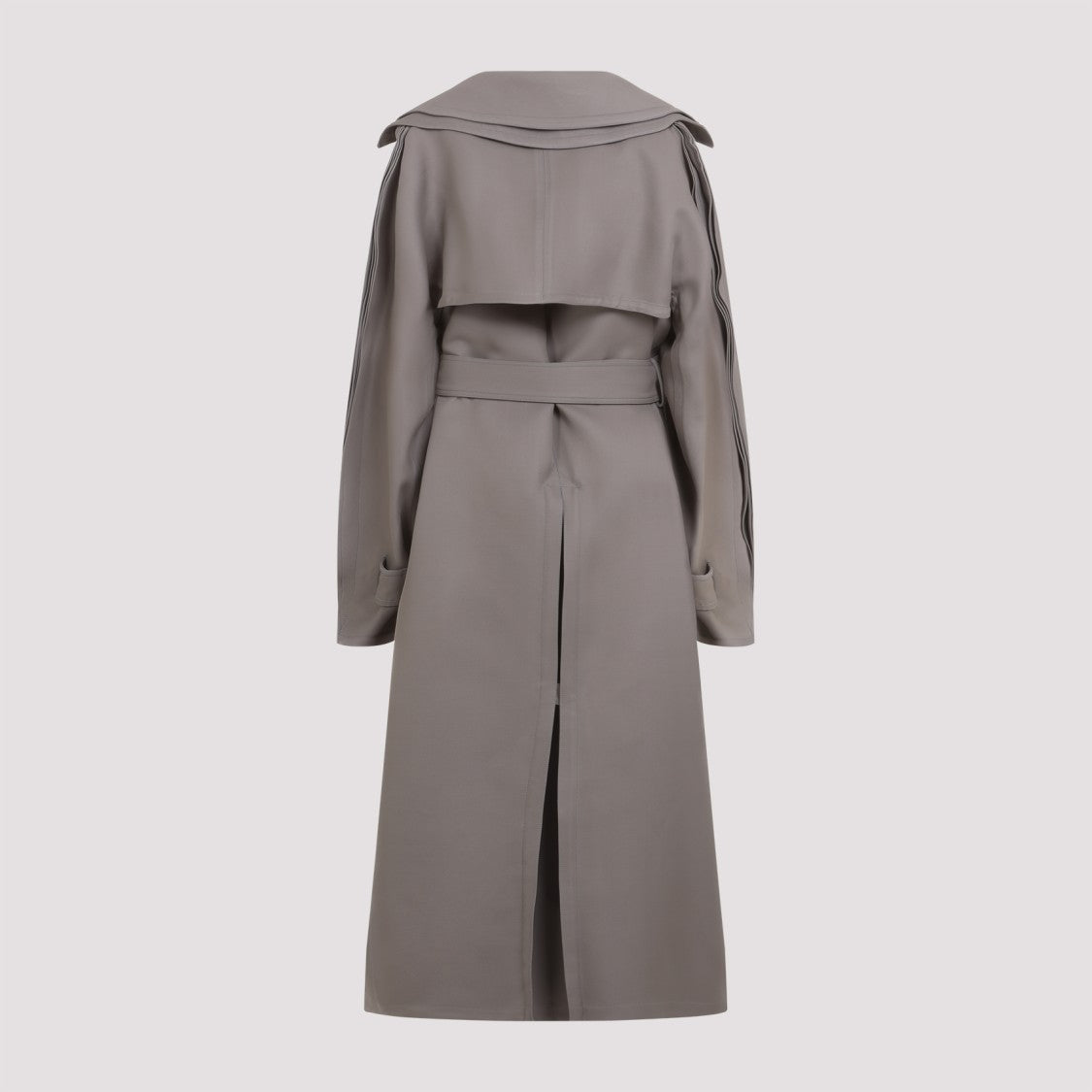 Alaïa Taupe Wool/Viscose Blend Tailored Coat