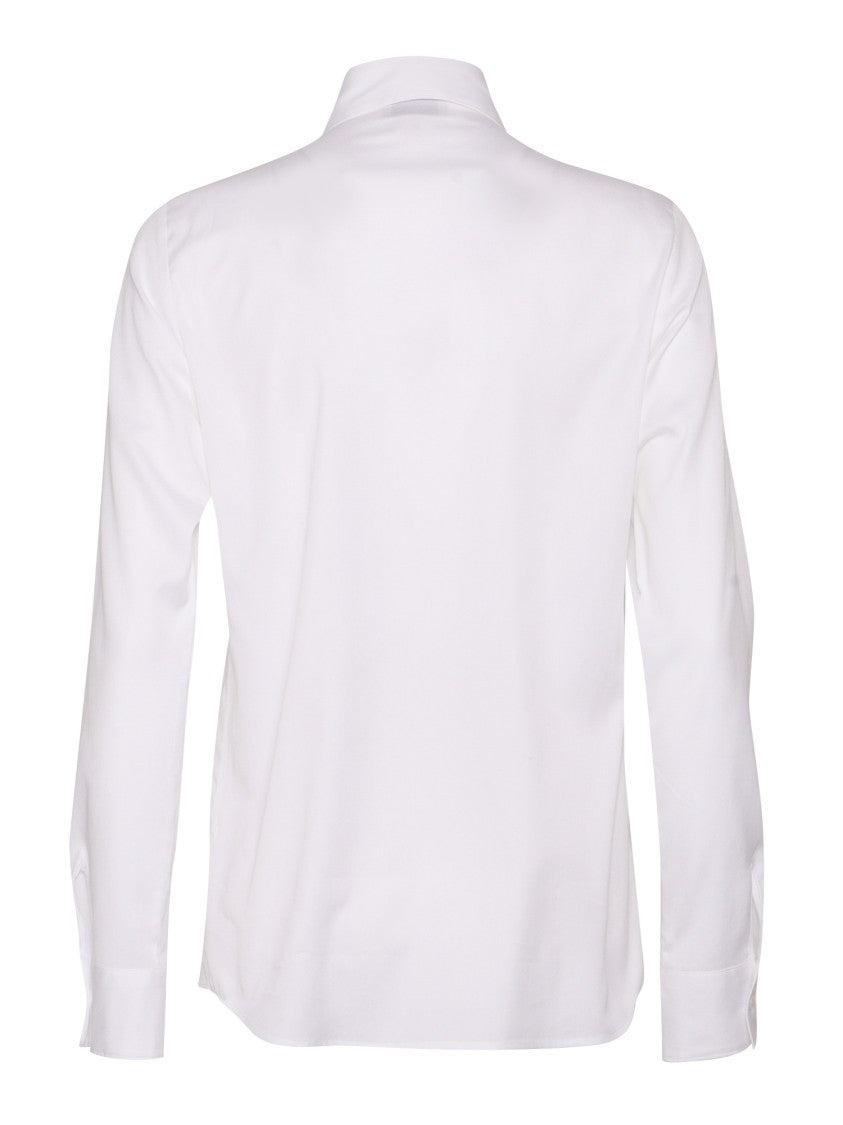 Mazzarelli Camicie Button-Up Cotton And Silk Shirt