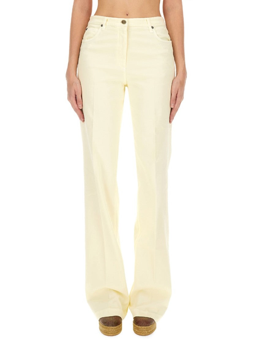 Etro High-Waisted Straight-Leg Pants
