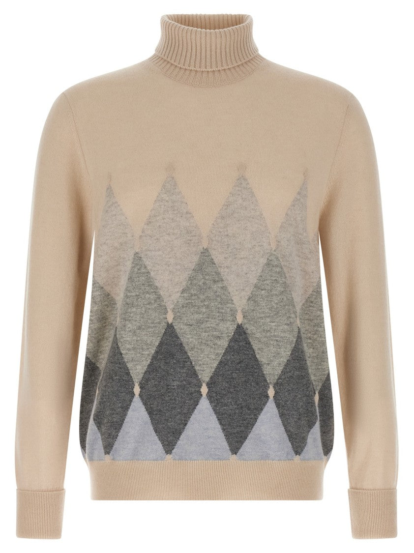 Ballantyne Argyle Turtleneck