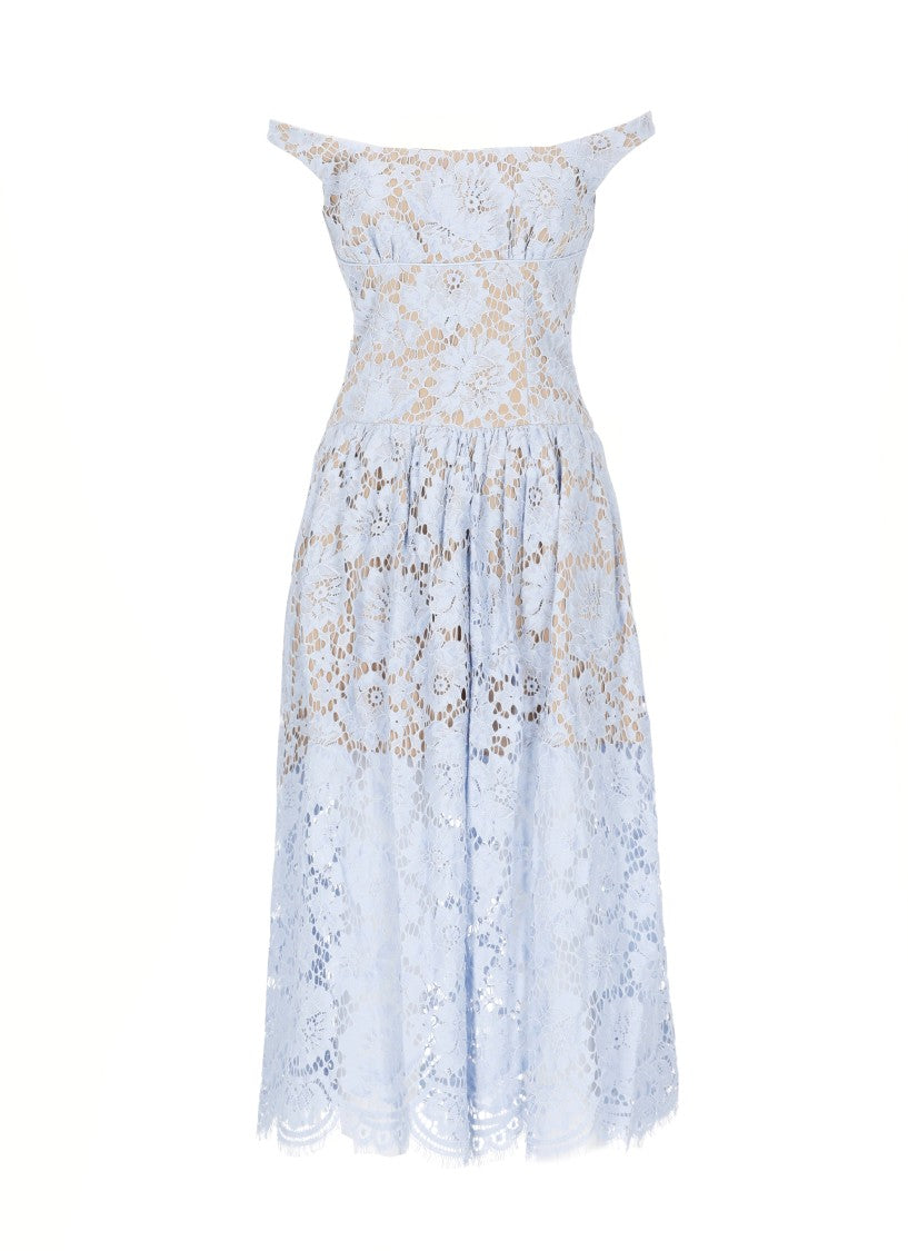 Self-Portrait Floral Lace Dress