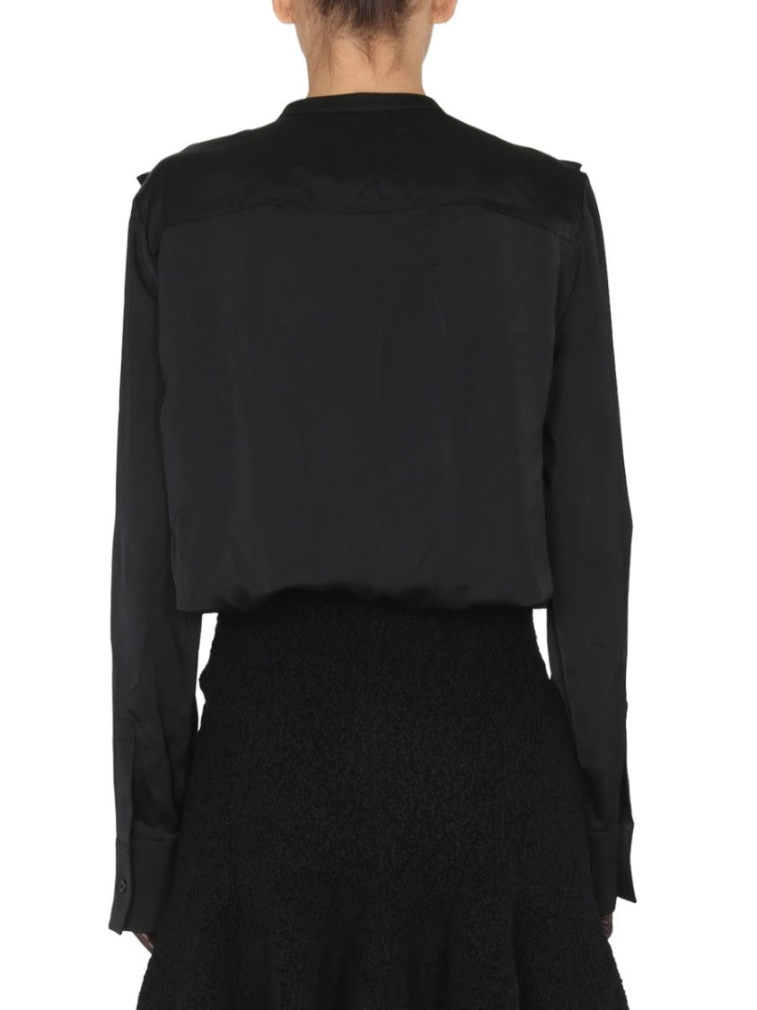 Jil Sander Ruffled Long-Sleeved Shirt