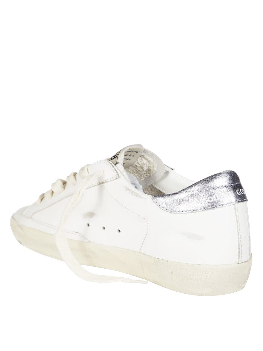 Golden Goose Low-Top White Leather Sneakers