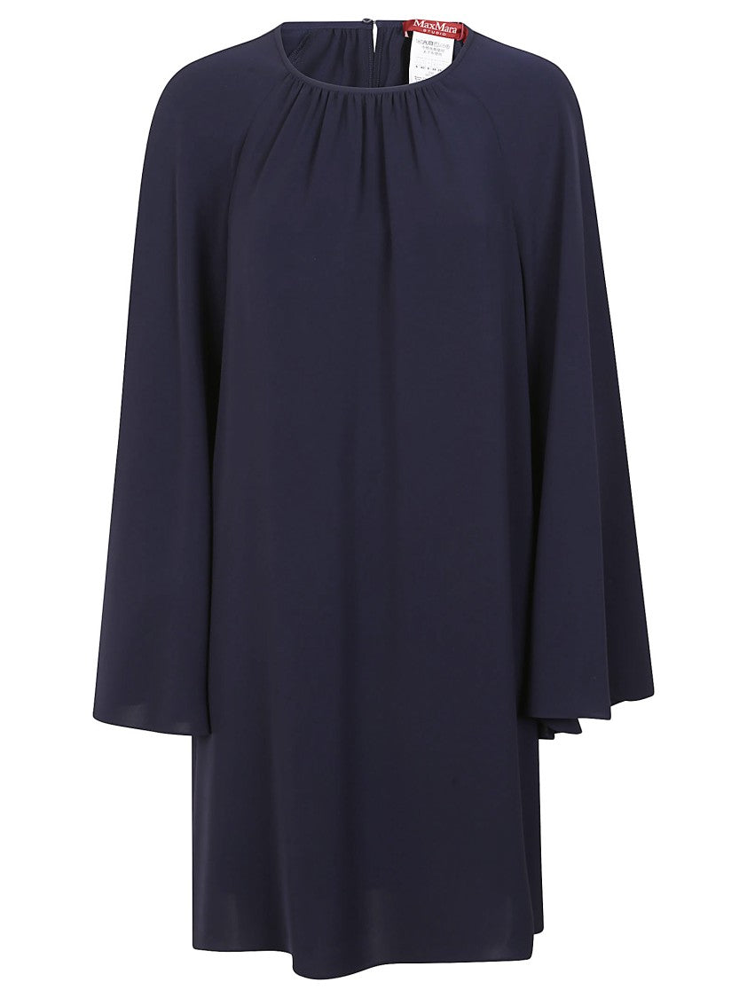 Max Mara Relaxed Mini Dress With Bell Sleeves