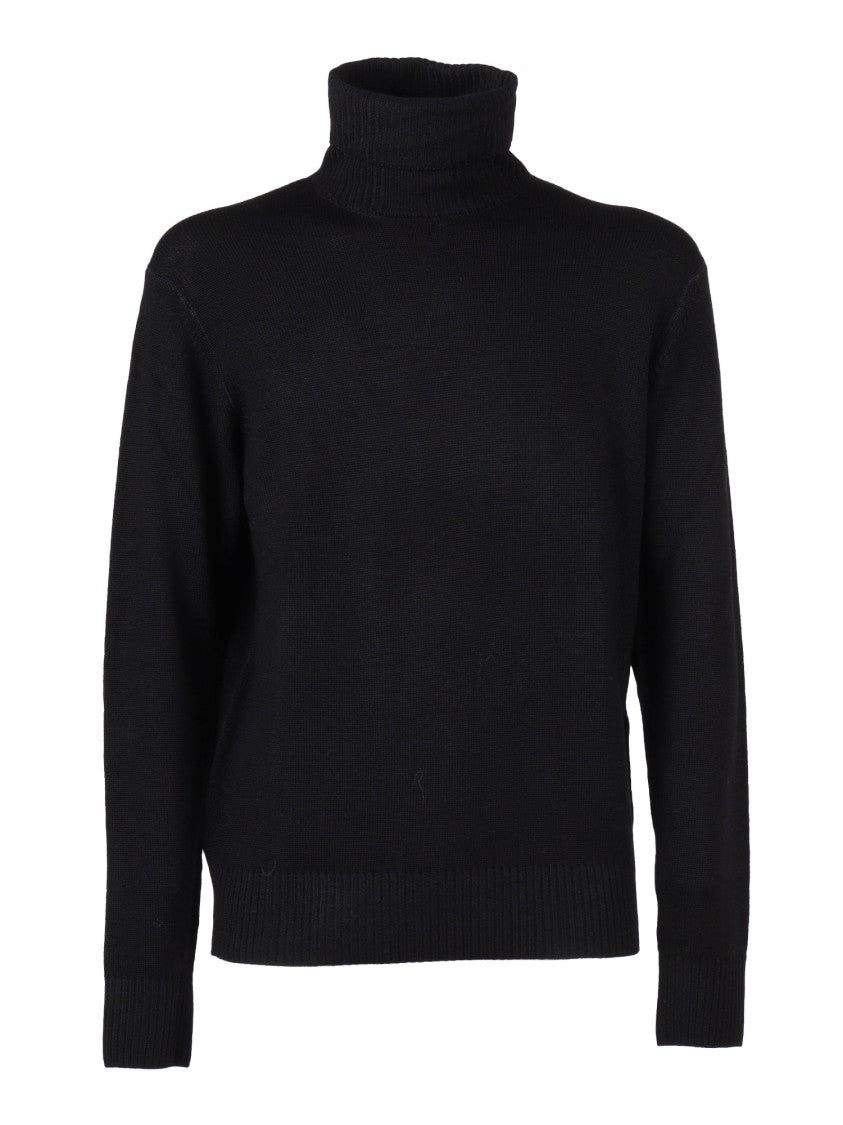 Brando-Lubiam Finely Knit Virgin Wool Sweater With Crew Neckline