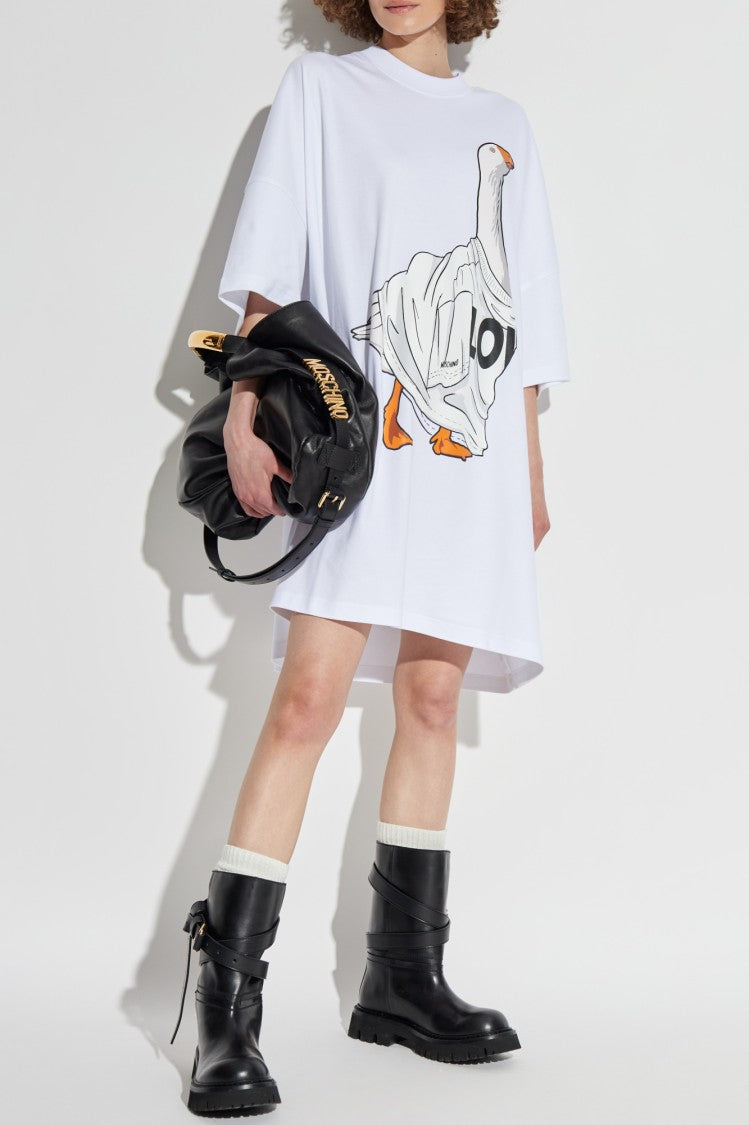 Moschino Playful Graphic Print Dress