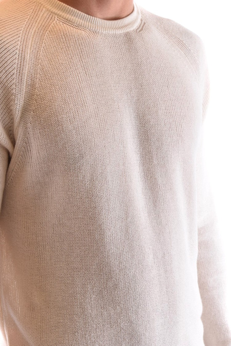 Laneus Classic Crew Neck Knitwear With Fitted Silhouette
