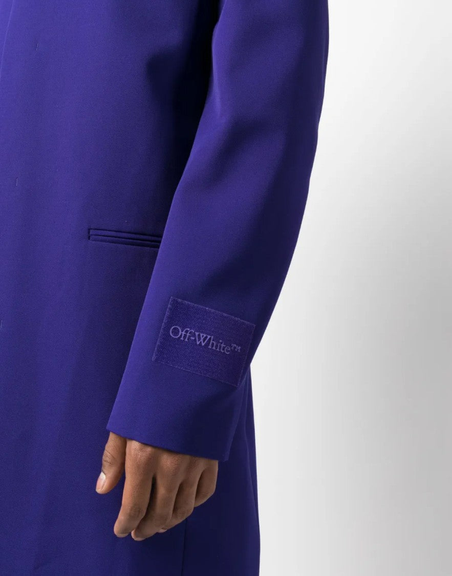 Off-White Wave Tag Dry Wool Skate Coat