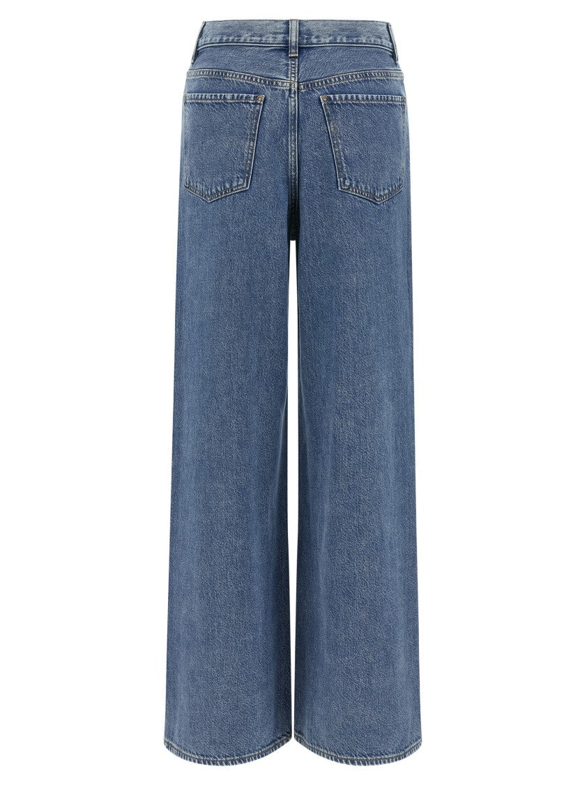 Theory 'High-Waisted Wide-Leg' Jeans