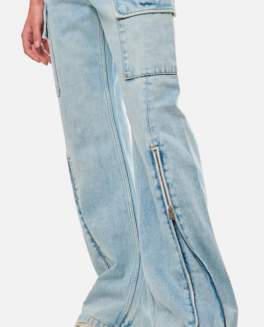 Stella Mccartney Front Zip Cargo Denim